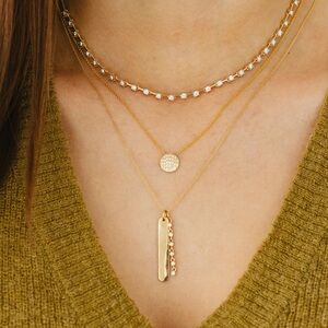 Dana Rebecca Lulu Jack Vertical Bar Necklace